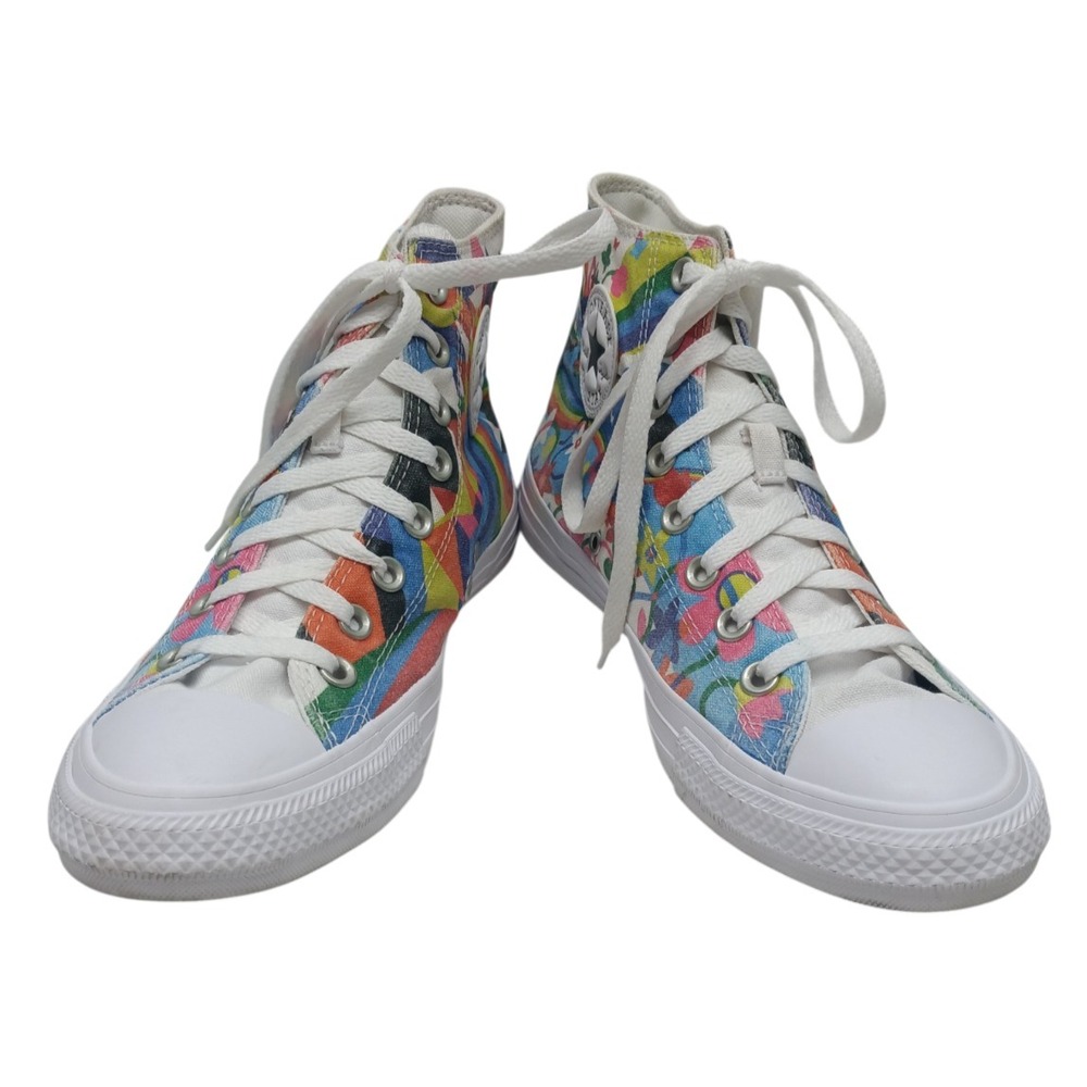 Converse Chuck Taylor‎ All Star Hi Tops  White/Multi 2021 - 170822C / 7M - 9W - Picture 2 of 11